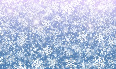 Kar tanesi arka planı. Kar yağıyor. Vektör