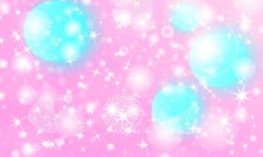 Tek boynuzlu at gökkuşağı. Akışkan şekiller bileşimi.