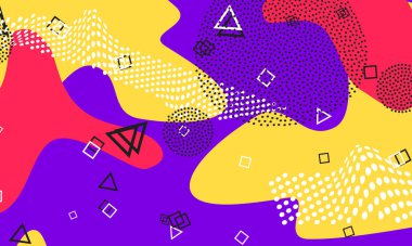 Leylak Çağdaş Dekoru. Cool Illustration. Kırmızı 