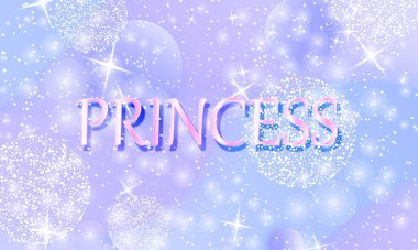 Peri arka plan. Unicorn deseni.