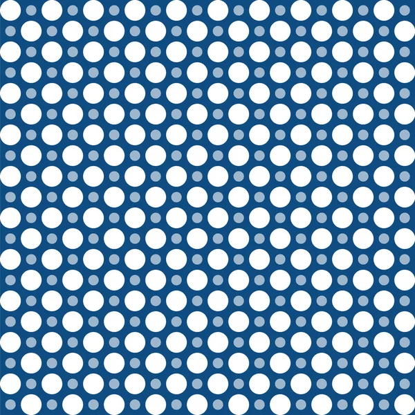 Polka dot pattern vector. Seamless background. — Stock Vector