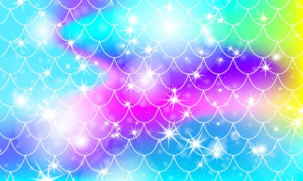 Mermaid scales. Fish squama. Rainbow pattern.