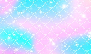 Mermaid scales. Fish squama. Rainbow pattern.