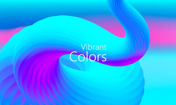 Color vibrante. Fondo fluido. Diseño colorido . — Archivo Imágenes Vectoriales