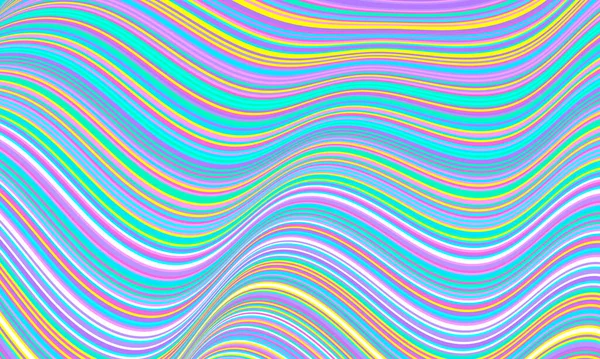 Stripe Pattern. Abstract Color Stripes. Fluid Wave — Stock Vector