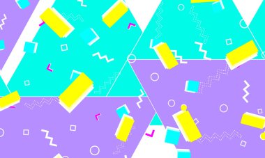 80 'lerin geçmişi. Soyut noktalar. Memphis deseni.