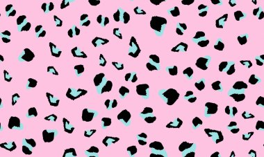 Leopar deseni. Kusursuz desen. Hayvan Derisi.