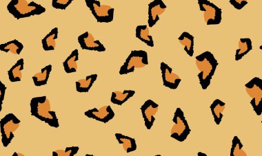 Leopar deseni. Benekli doku. Kusursuz Desen.