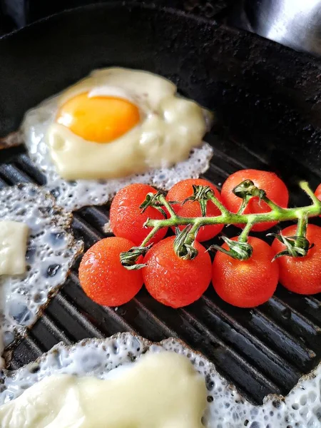 Continental Breakfast Fresh Products Good Morning — Stock Photo, Image