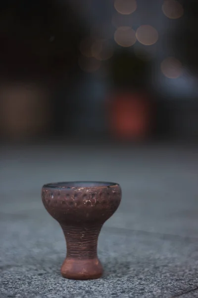 Clay Bowl Hookah Antique Style — Stock Photo, Image
