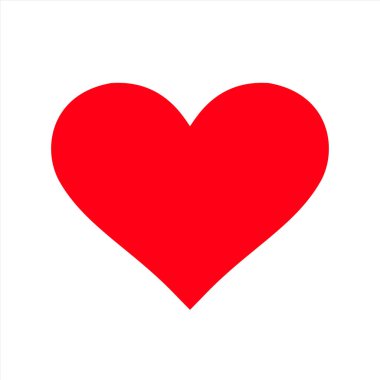 vektör kalp ikonu, Sevgililer Günü, illüstrasyon vintage tasarım elementi