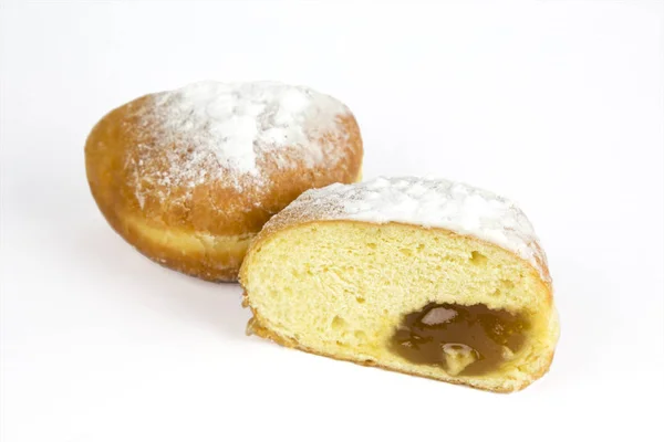Donut fresco, berliner — Foto de Stock