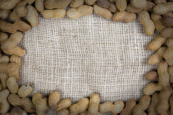 Telaio fatto di arachidi — Foto Stock