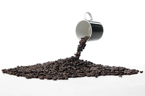 Левитация чашки кофе — стоковое фото
