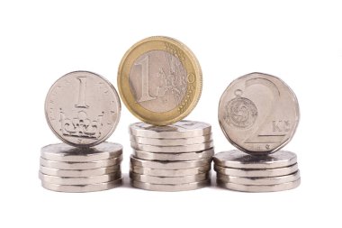 Çek taç ve euro para