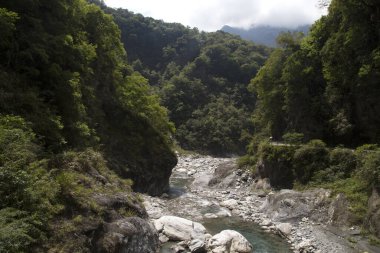 Baiyang Yolu, Taroko Milli Parkı, Tayvan, Asya
