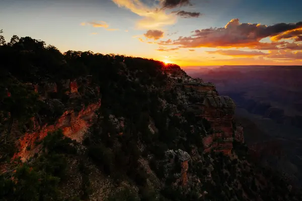 Mather Point, punto di vista, Parco nazionale del Grand Canyon, Arizona, U — Foto Stock