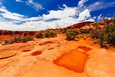 Green river manzaralıdır, canyonlands Milli Parkı, utah, ABD