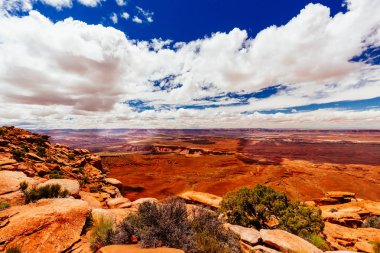 Green river manzaralıdır, canyonlands Milli Parkı, utah, ABD