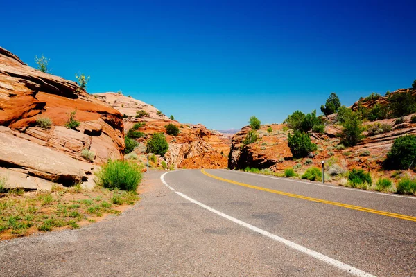 Viewpoint near Kiva Koffeehouse, Scenic Byway 12, Escalante, Uta — Stock Photo, Image