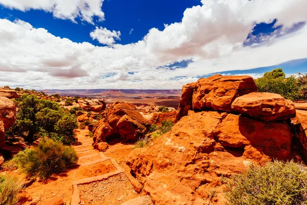 Green river přehlédnout, canyonlands národní park, utah, usa — Stock fotografie