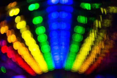 Soyut renkli bokeh odaklanmamış arkaplan