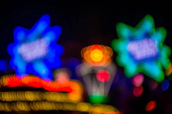Abstract colorful bokeh defocused background — Stock Photo, Image
