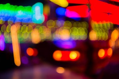 Soyut renkli bokeh odaklanmamış arkaplan