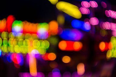 Soyut renkli bokeh odaklanmamış arkaplan