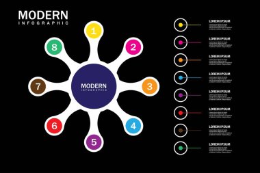 Diyagram için modern Infographic