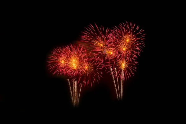 Fuegos artificiales de celebración de Año Nuevo — Foto de Stock