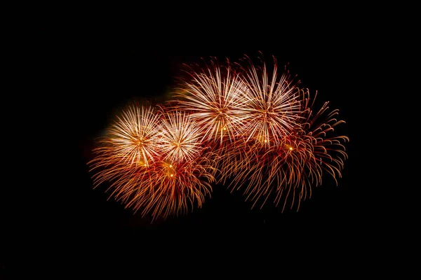 New Year celebration fireworks — Stock Photo, Image