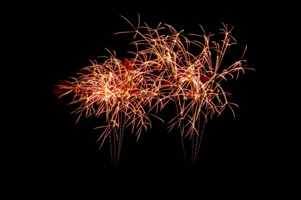 New Year celebration fireworks — Stock Photo, Image