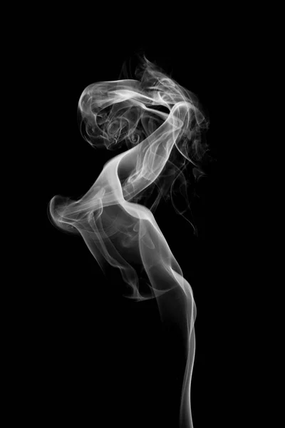 Smoke on dark background — Stock Photo, Image