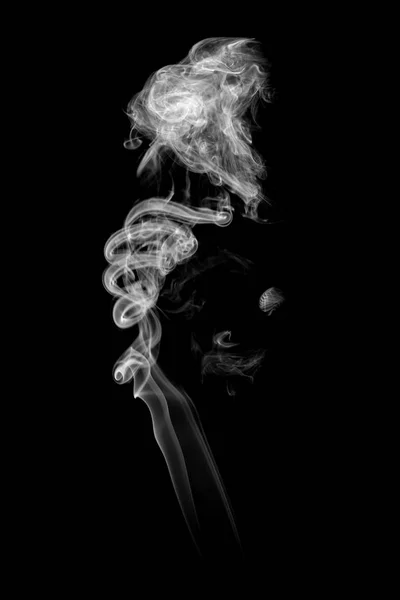 Smoke on dark background — Stock Photo, Image