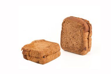 Beyaz arka plan üzerinde stüdyo çekimi izole ev yapımı kek