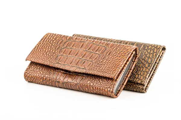 Beyaz arka plan üzerinde izole elegance deri debriyaj