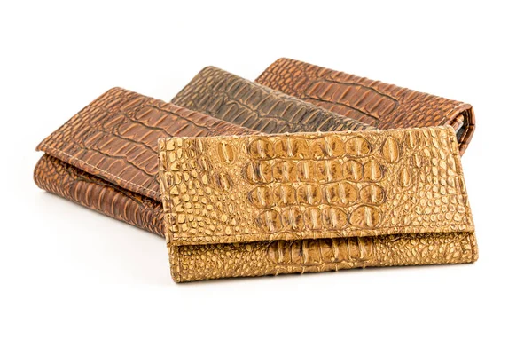 Beyaz arka plan üzerinde izole elegance deri debriyaj