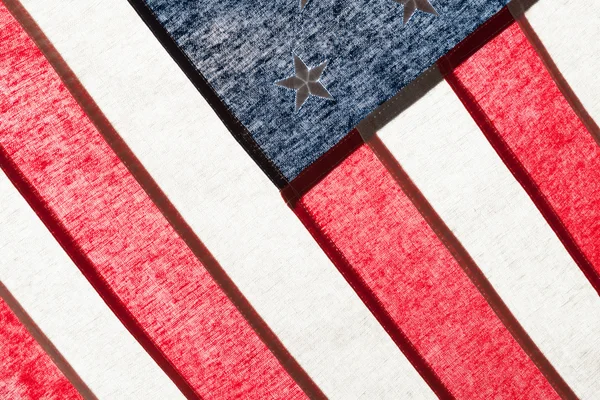 Serie van ruw vlaggen tegen zon - Verenigde Staten — Stockfoto