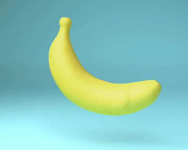 Plátanos Sobre Fondo Azul Ilustración —  Fotos de Stock