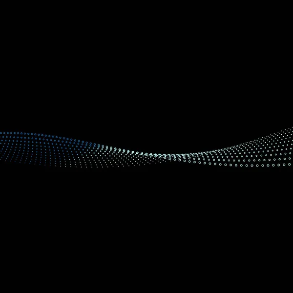 Графічна Хвиля Сплеск Кіл Інформаційний Потік Ілюстрація — стокове фото