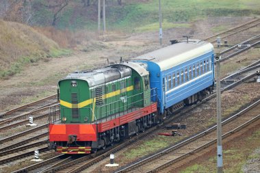 tren istasyonunda tren
