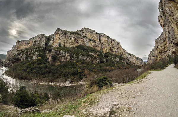 Lumbier navarra spanien — Stockfoto