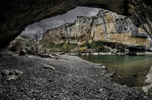 Lumbier Navarra Spanyol — Stok Foto