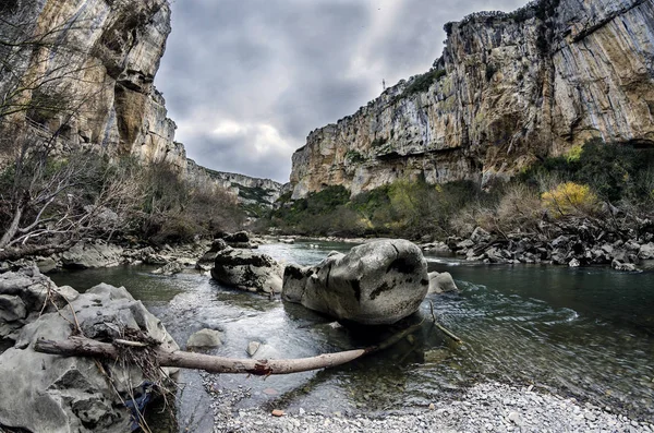 Lumbier navarra spanien — Stockfoto