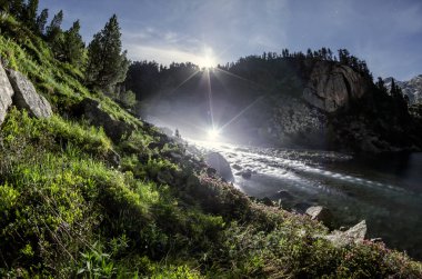 Moncasan Gölü - Lleida, İspanya 