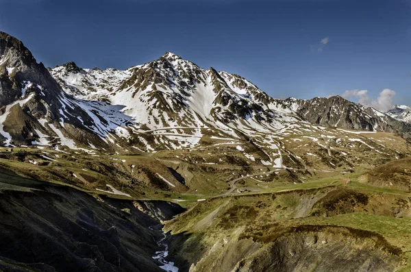 Snowy Mountain Shot French Pyrenees Gavarnie — Stock Photo, Image