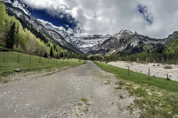 Cirque Gavarnie Circo Dei Pirenei Centrali Nel Sud Ovest Della — Foto Stock