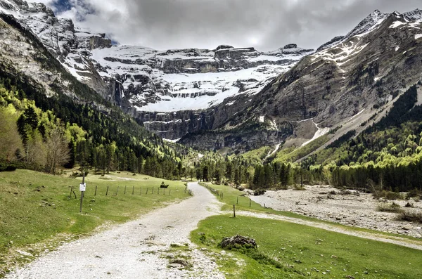 Cirque Gavarnie Est Cirque Des Pyrénées Centrales Dans Sud Ouest — Photo