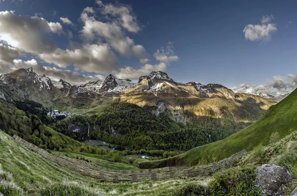 Mountain Shot French Pyrenees Gourette — Stock Photo, Image